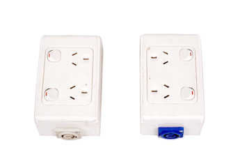 PowerCon mains power outlet, stage power distribution